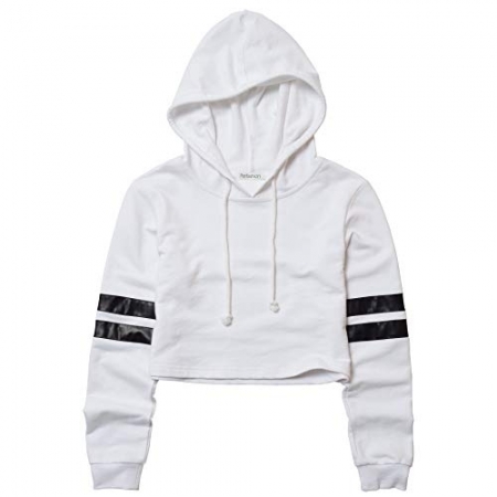 WOMEN CROP TOP HOODIE